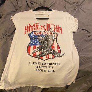 Distressed Biker T-shirt